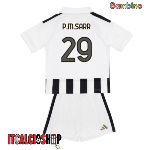 Juventus Pape Matar Sarr #29 Prima Maglia Bambino 2026-27 Manica Corta (+ Pantaloni corti)